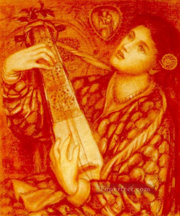 A Christmas Carol2 Pre Raphaelite Brotherhood Dante Gabriel Rossetti Oil Paintings